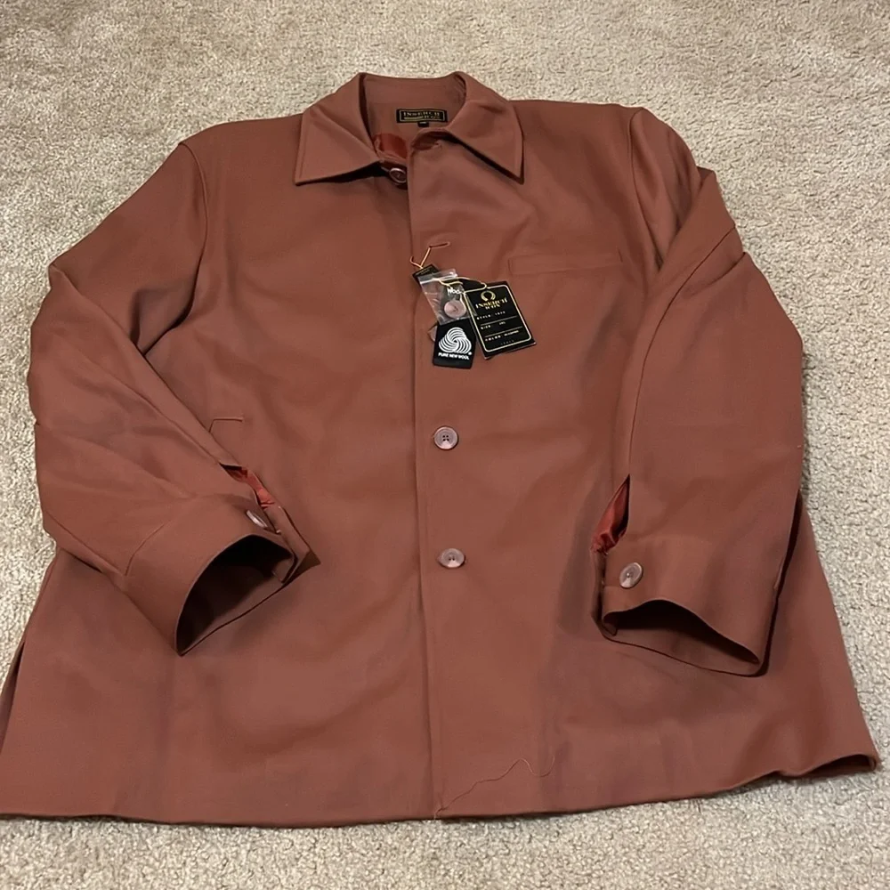 Inserch Icon Pure New Wool Sport Coat, New with Tags!